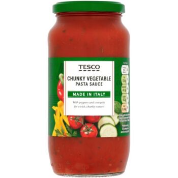 Tesco Chunky Vegetable Pasta Sauce (500g)