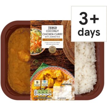 Tesco Coconut Chicken Curry & Jasmine Rice (400g)