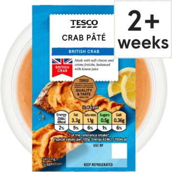 Tesco Crab Pate (100g)