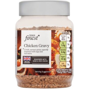 Tesco Finest British Chicken Gravy Granules Sage & Red Onion (200g)