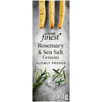 Tesco Finest Rosemary & Sea Salt Grissini (130g)