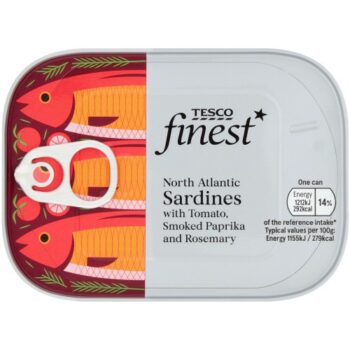 Tesco Finest Sardines In Paprika & Tomato Sauce (105g)