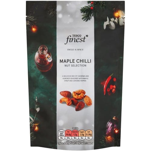 Tesco Finest Sweet Maple Chilli Nut Selection