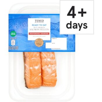 Tesco Hot Smoked Salmon Fillets (180g)