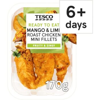Tesco Mango & Lime Roast Chicken Mini Fillets (170g)