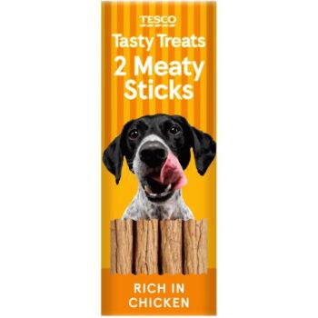Tesco Meaty Sticks Dog Treats Chicken (24g)