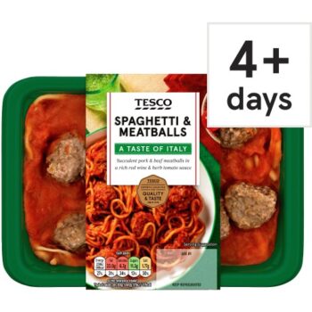 Tesco Spaghetti & Meatballs (400g)