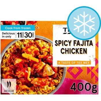 Tesco Spicy Fajita Chicken with Rice (400g)
