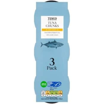 Tesco Tuna Chunks In Oil (3 x 80g)