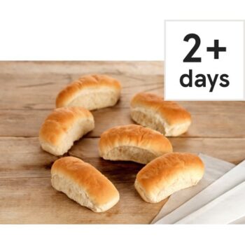 Tesco White Finger Rolls