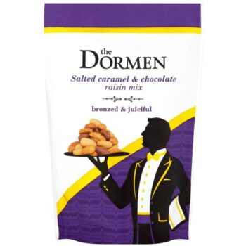 The Dormen Salted Caramelised Peanuts & Chocolate Raisin Mix (100g)