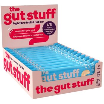 The Gut Stuff Sea Salt & Caramel High Fibre Fruit & Nut Box of Bars (12 x 35g)