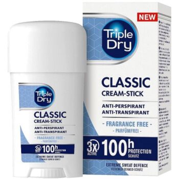 Triple Dry Classic Anti-Perspirant Cream Stick 100-Hours (45ml)