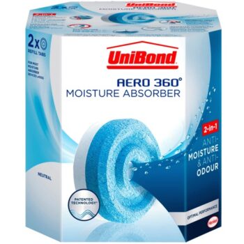 UniBond Aero 360 Neutral Moisture Absorber Refill Tabs (2 x 450g)