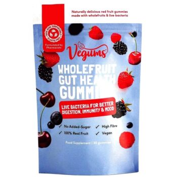 Vegums Gut Health Wholefruit 30 Gummies