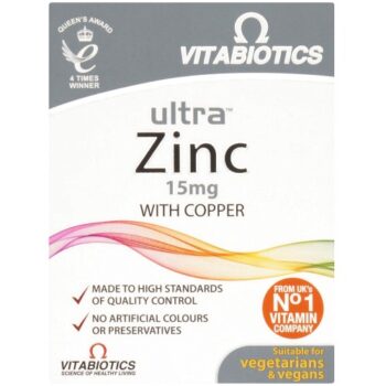 Vitabiotics Ultra Zinc with Copper Tablets (60 x 15mg)