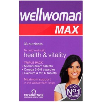 Vitabiotics Wellwoman Max Health & Vitality Tablets (84)