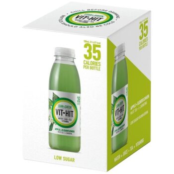 VITHIT Lean & Green Apple & Elderflower (4 x 500ml)
