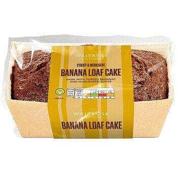 Waitrose Banana Loaf Cake Each