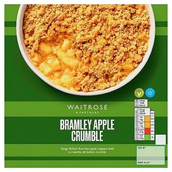 Waitrose Bramley Apple Crumble (500g)