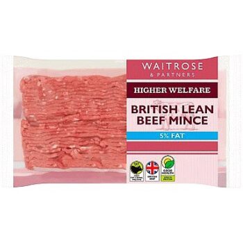 Waitrose British Native Breed Beef Mince 5% Fat (500g)