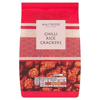 Waitrose Chilli Rice Crackers (150g)