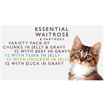 Waitrose Essential Variety Pack of Chunks in Jelly (48 x 100g)