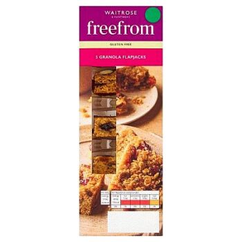 Waitrose Free From Granola Flapjacks (120g)