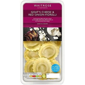 Waitrose Goat's Cheese & Red Onion Fiorelli (250g)
