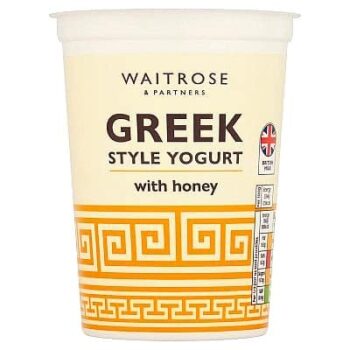 Waitrose Greek Style Yogurt with Honey (450g)