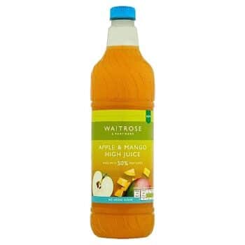Waitrose No Added Sugar Apple & Mango High Juice (1 Litre)