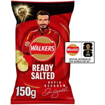 Walkers Ready Salted Sharing Crisps (150g)