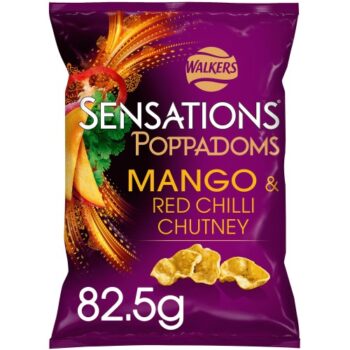 Walkers Sensations Mango & Chilli Chutney Sharing Poppadoms (82.5g)