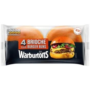 Warburtons Brioche Burger Buns (4)