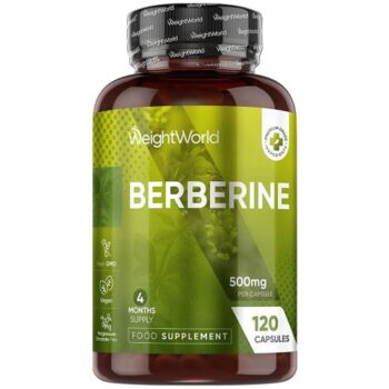 WeightWorld Berberine 120 Capsules (500mg)