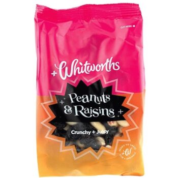 Whitworths Peanuts & Raisins (210g)
