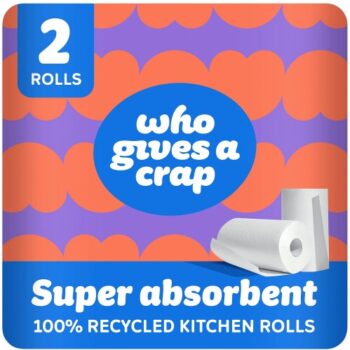 Who Gives A Crap Big & Strong Kitchen Roll 100 sheets 2 Rolls