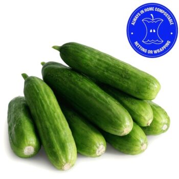 Wholegood Organic Mini Cucumbers (250g)