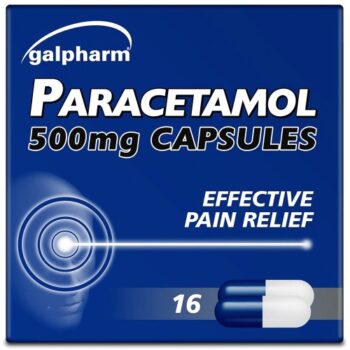 Wilko Paracetamol Capsules (500mg)
