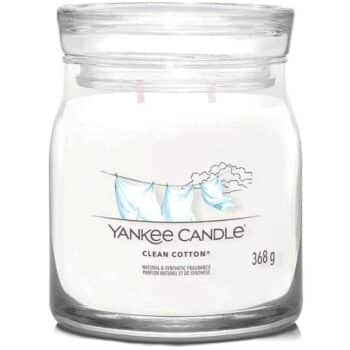 Yankee Candle Signature Clean Cotton Medium Jar (368g)