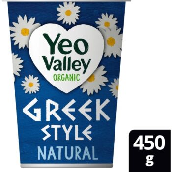 Yeo Valley Organic Greek Style Natural Yogurt (450g)
