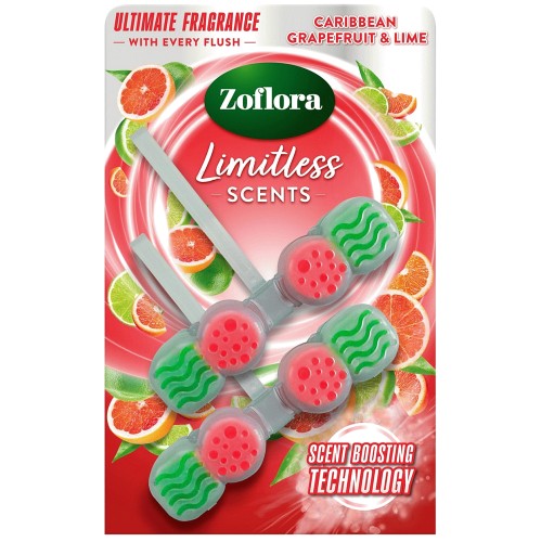 Zoflora Caribbean Grapefruit & Lime Toilet Rim Block