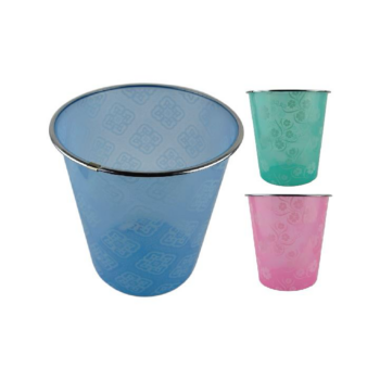 Transparent bedroom bin 21.5 x 22.5cm, ideal for bedrooms, offices, bathrooms, and small spaces for everyday light waste.