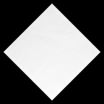 Luncheon Value White Napkins 1 Ply Tissue x 500 Sheets