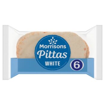 Morrisons Stonebaked White Pittas 6 Pack