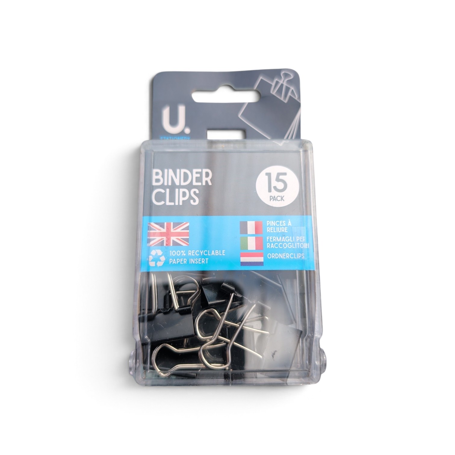 15 Binder Clips