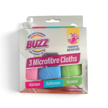 3 Buzz Microfibre Cloths